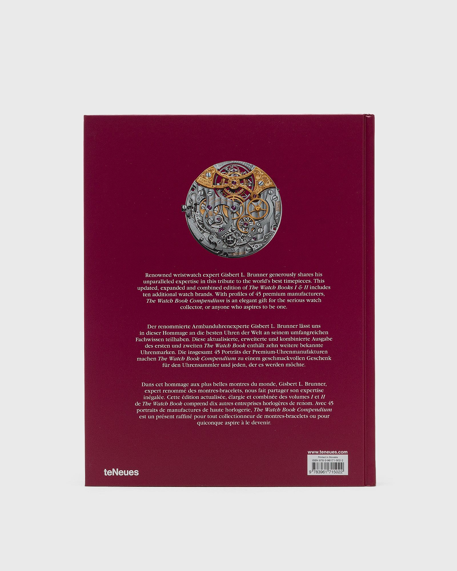 “The Watch Book Compendium - Revised Edition” by Gisbert L. Brunner