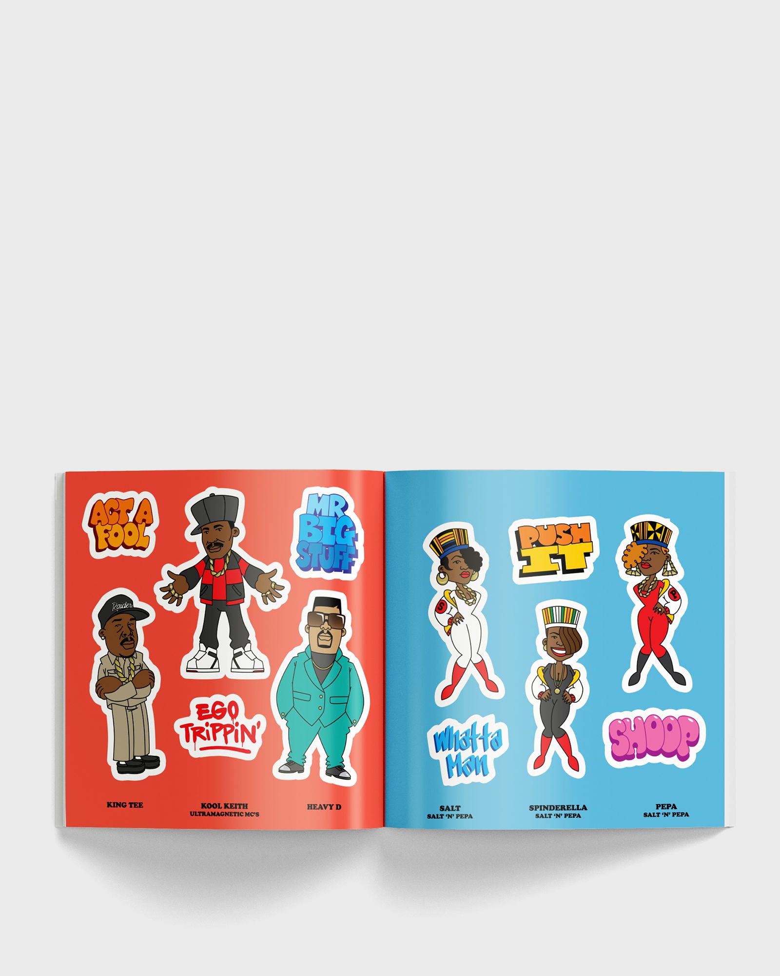 The Hip Hop Sticker Book - By Mark 563