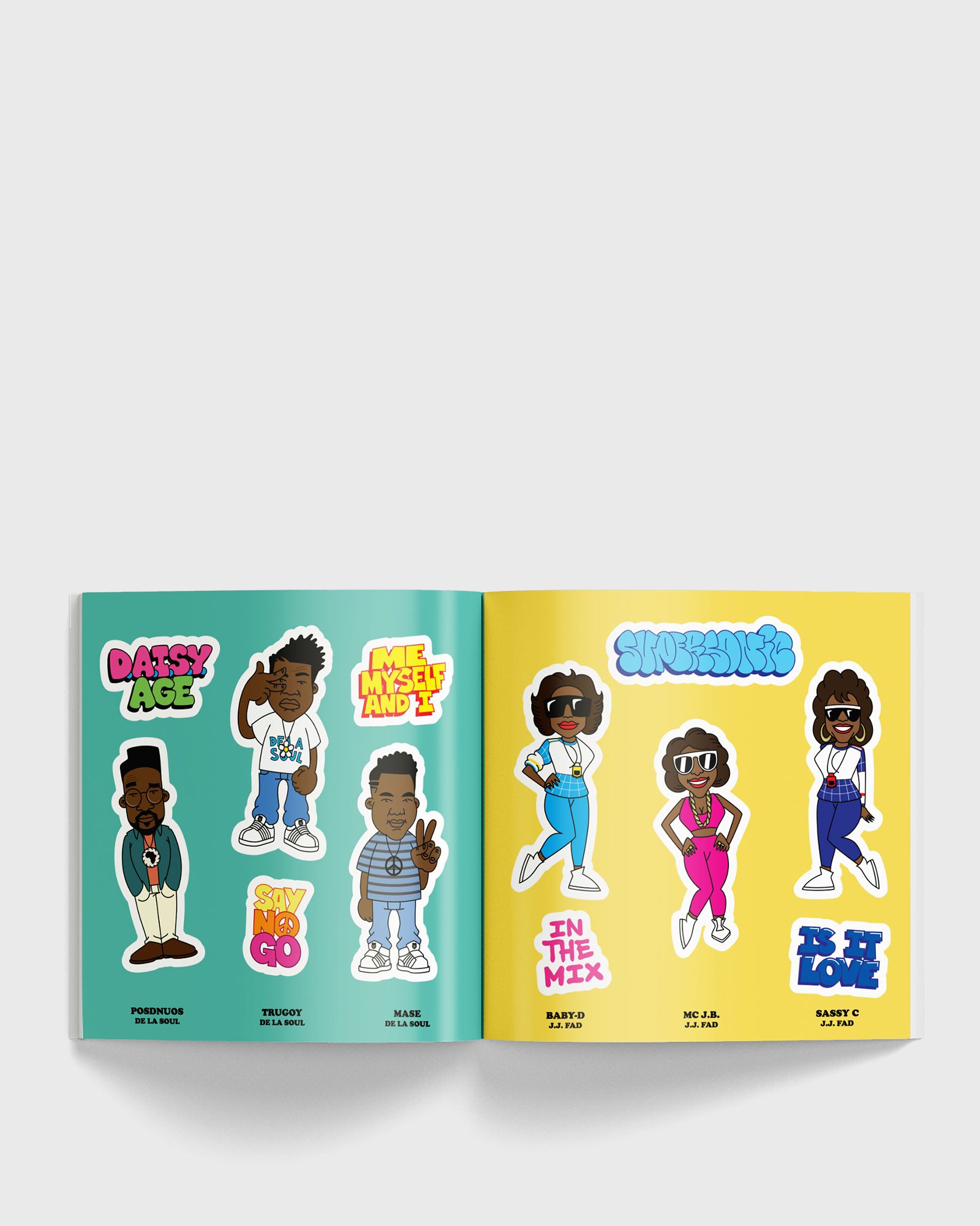 The Hip Hop Sticker Book - By Mark 563