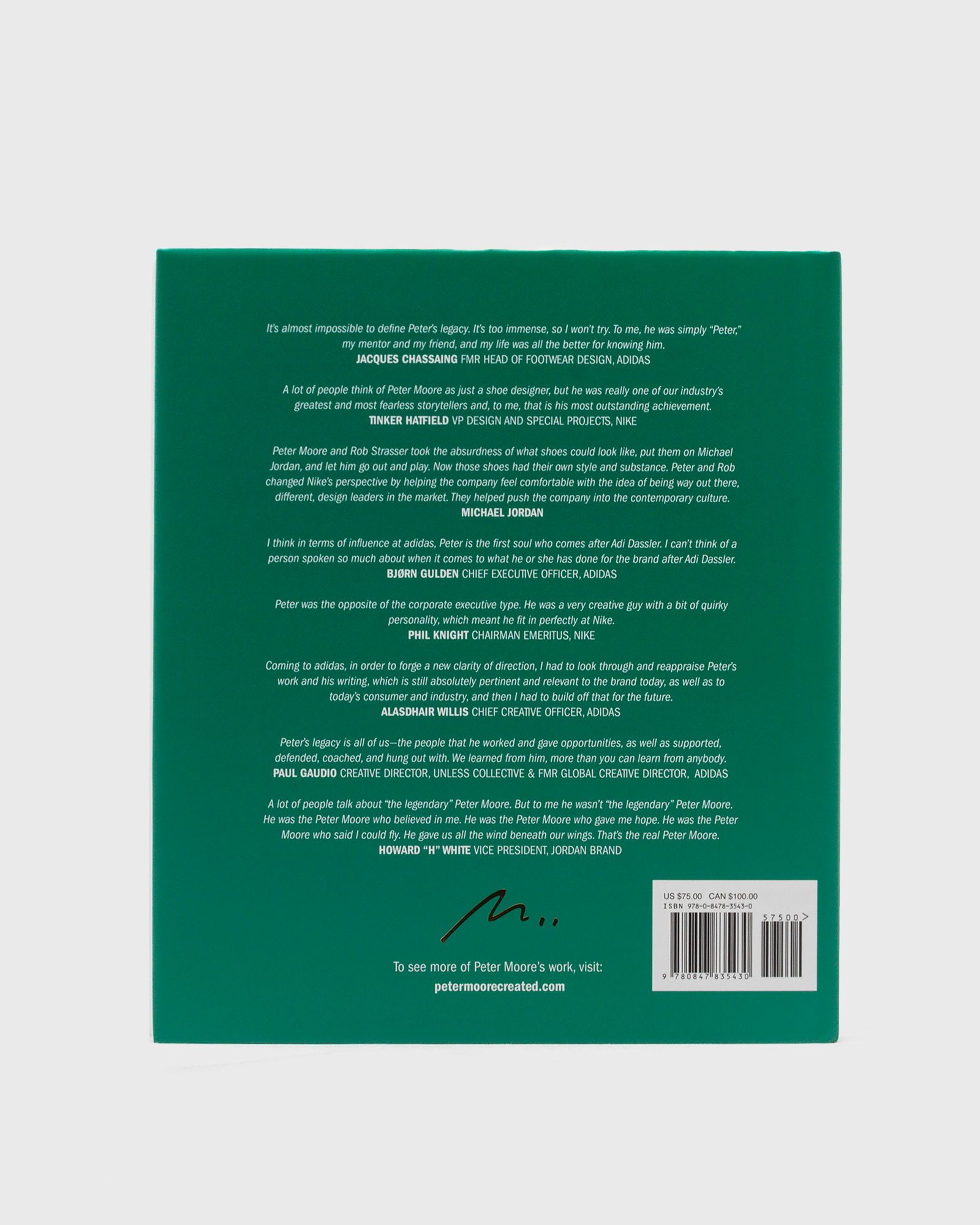 Peter Moore: Sneaker Legend: The Designer Who Revolutionized Nike and Adidas by Jason Coles