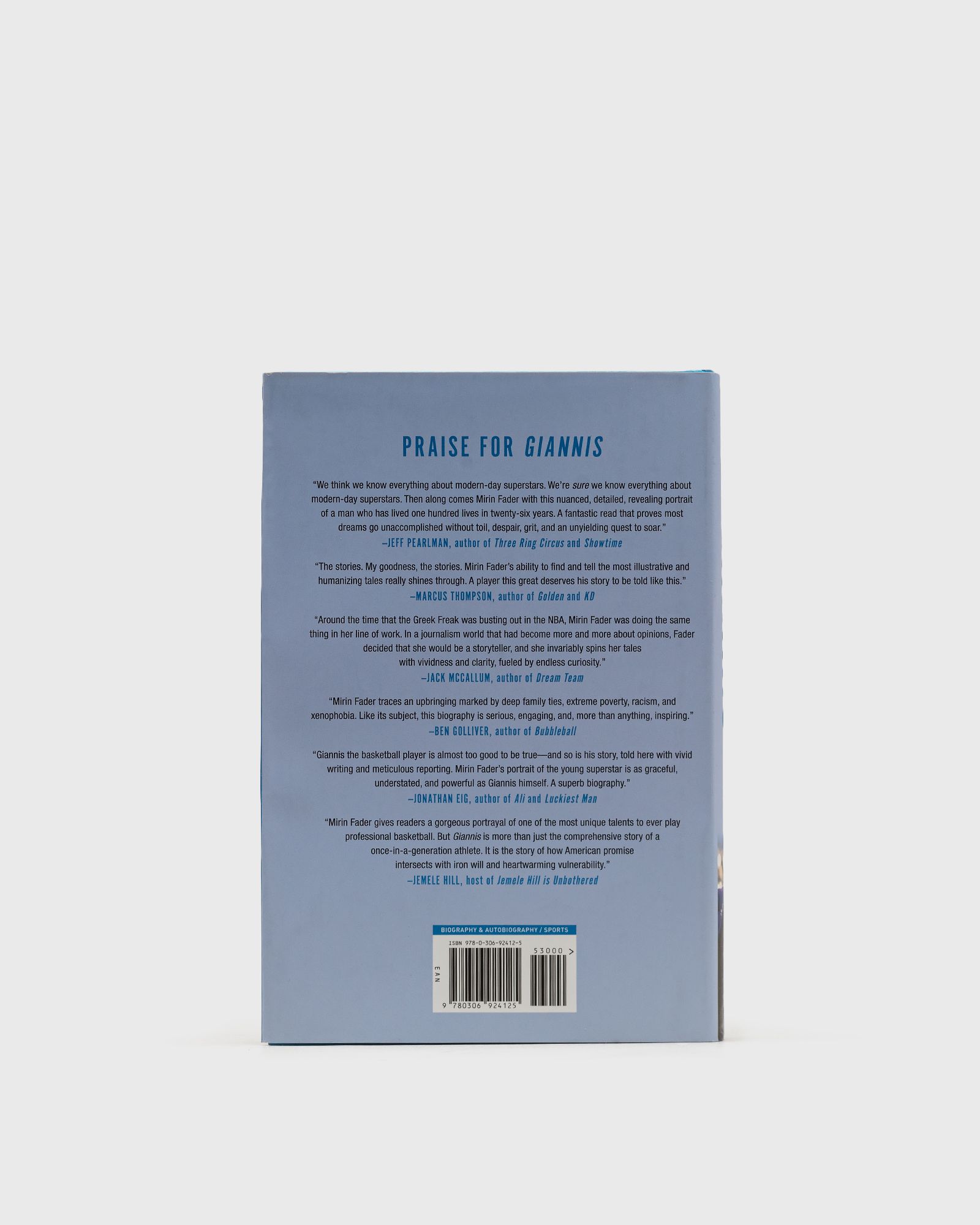 "Giannis: The Improbable Rise of an NBA Champion" by Mirin Fader