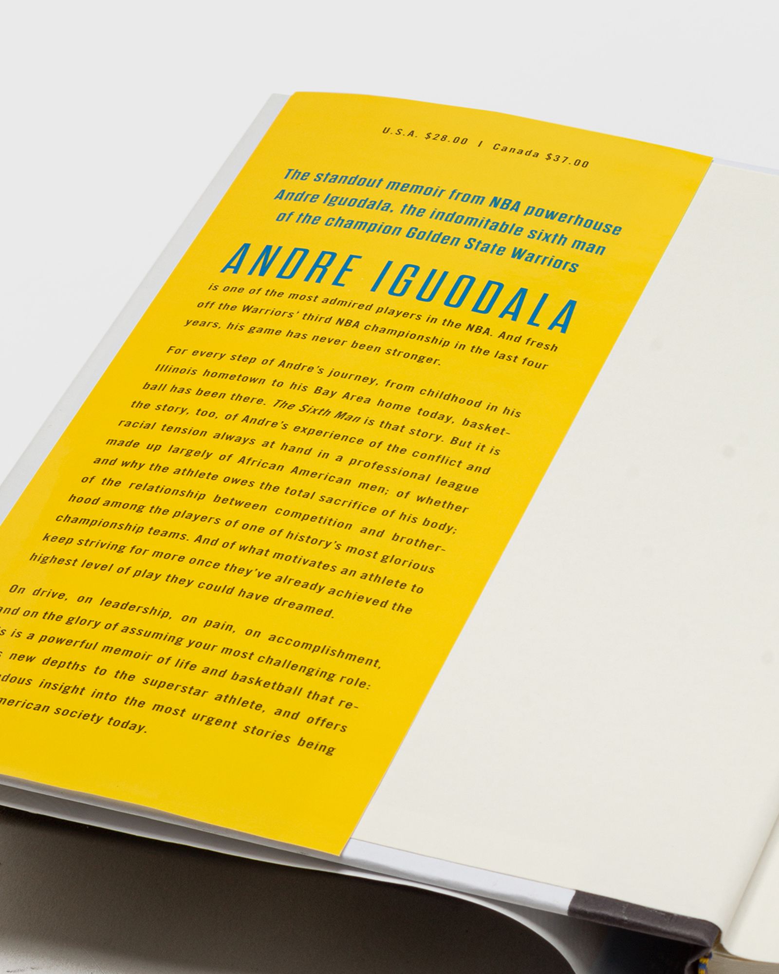 "The Sixth Man - A Memoir" by Andre Iguodala & Carvell Wallace