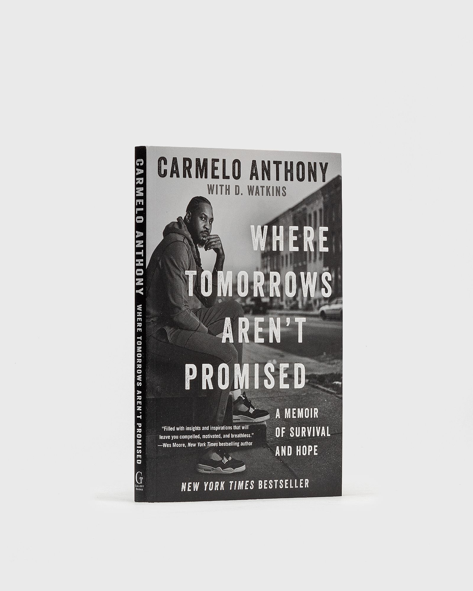 "Where Tomorrows Aren't Promised: A Memoir of Survival and Hope" by Carmelo Anthony