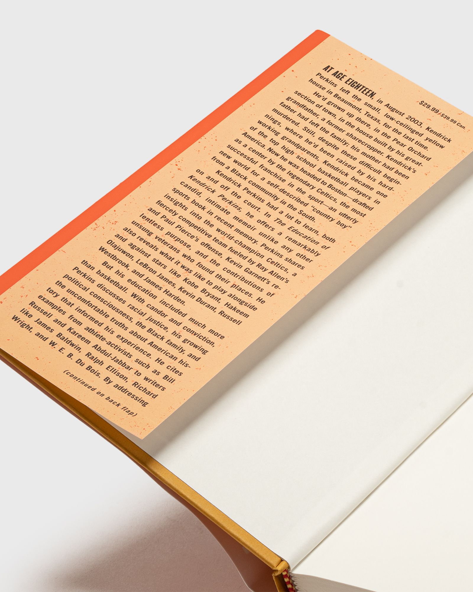 "The Education of Kendrick Perkins: A Memoir" with Seth Rogoff