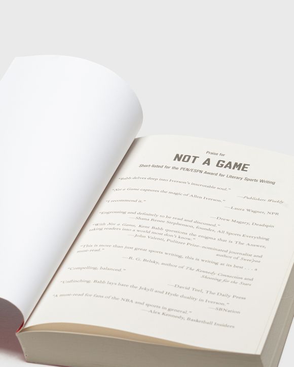 Book And Magazine Gestalten "Not A Game: The Incredible Rise And Unthinkable Fall Of Allen Iverson" By Kent Babb 9781476778976