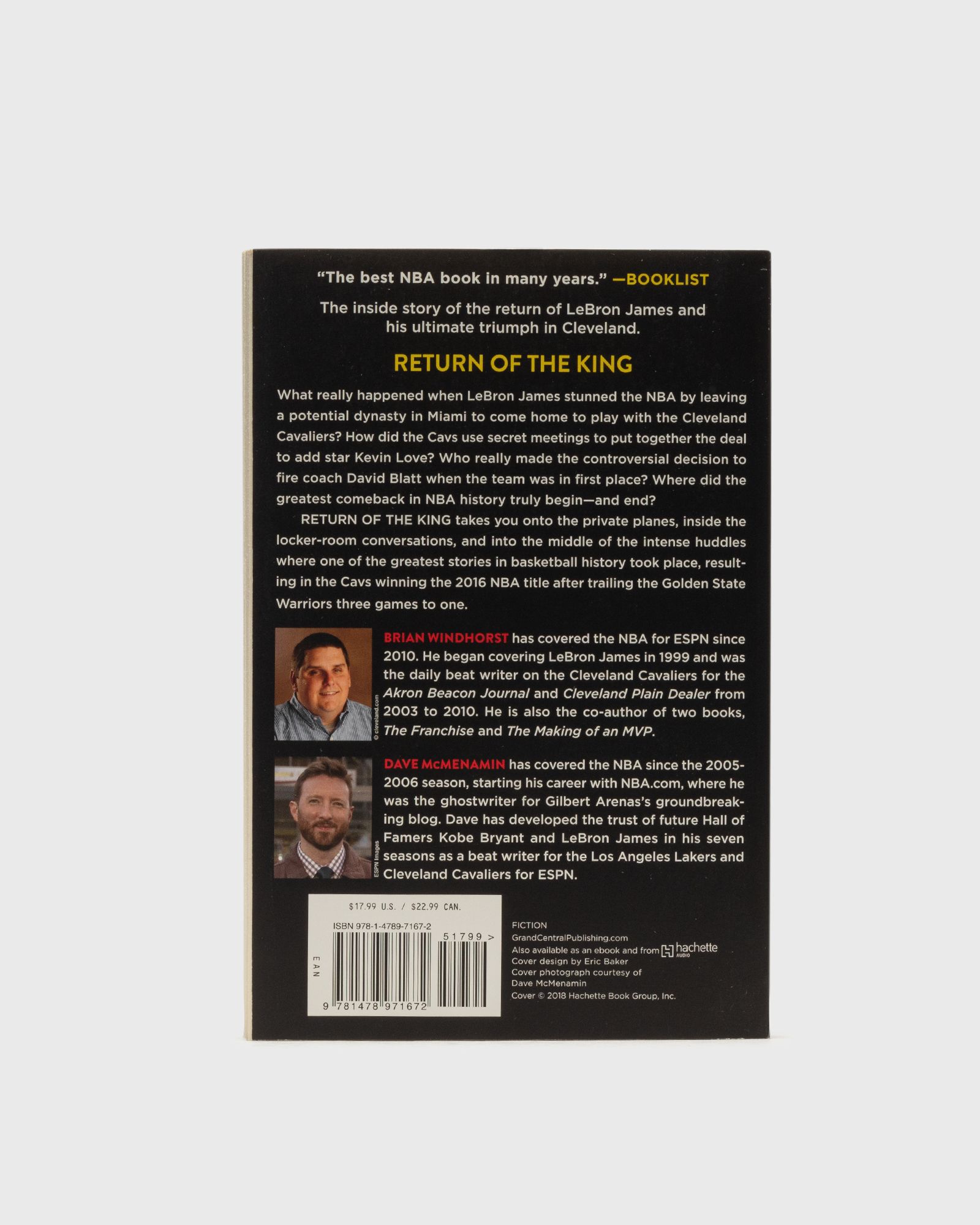 "Return of the King: Lebron James, the Cleveland Cavaliers and the Greatest Comeback in NBA History"