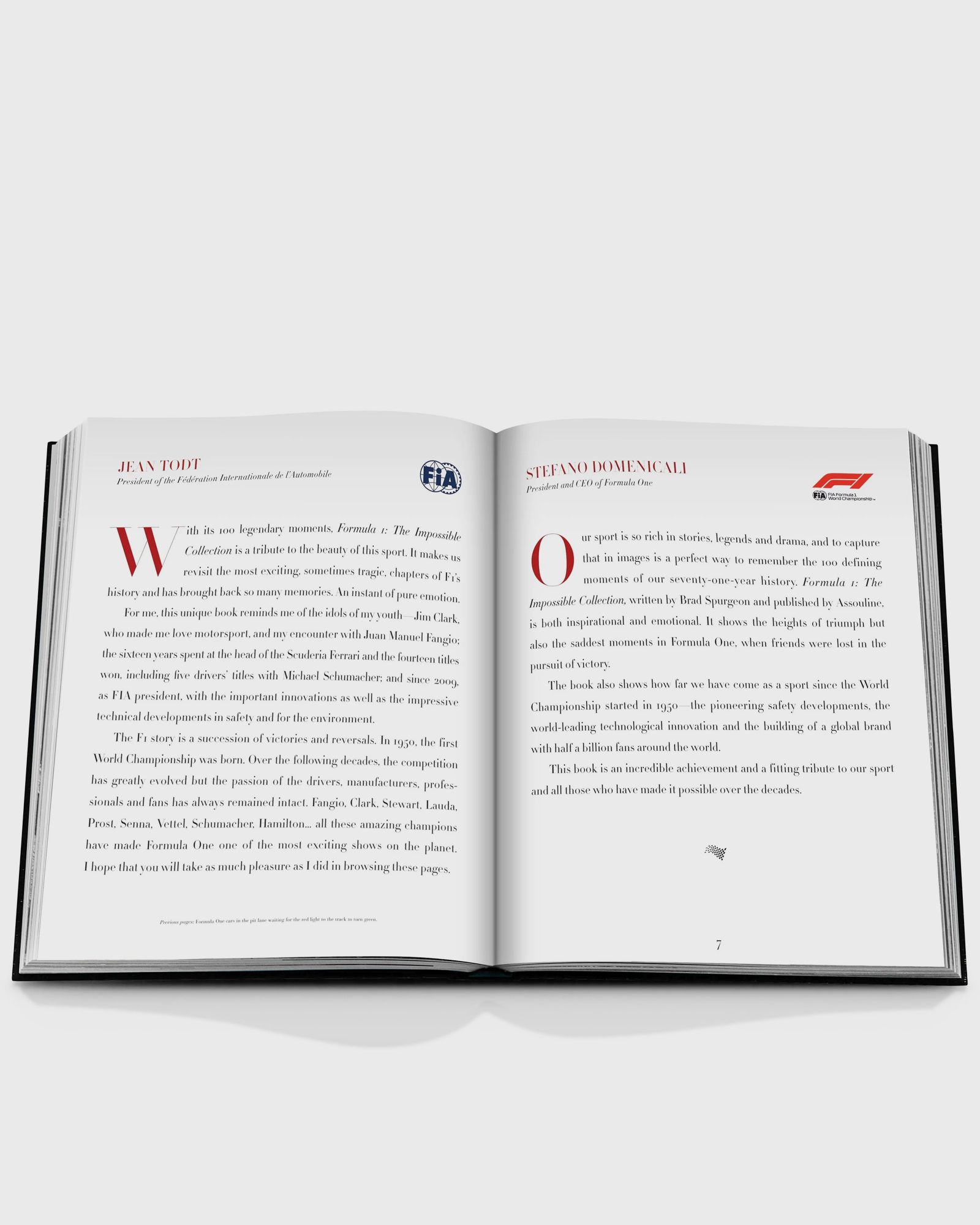 "Formula 1: The Impossible Collection" by Brad Spurgeon