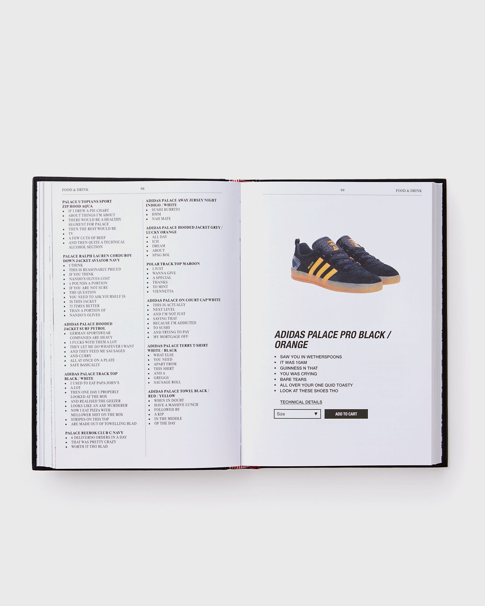 "Palace Product Descriptions: The Selected Archive" by Lev Tanju