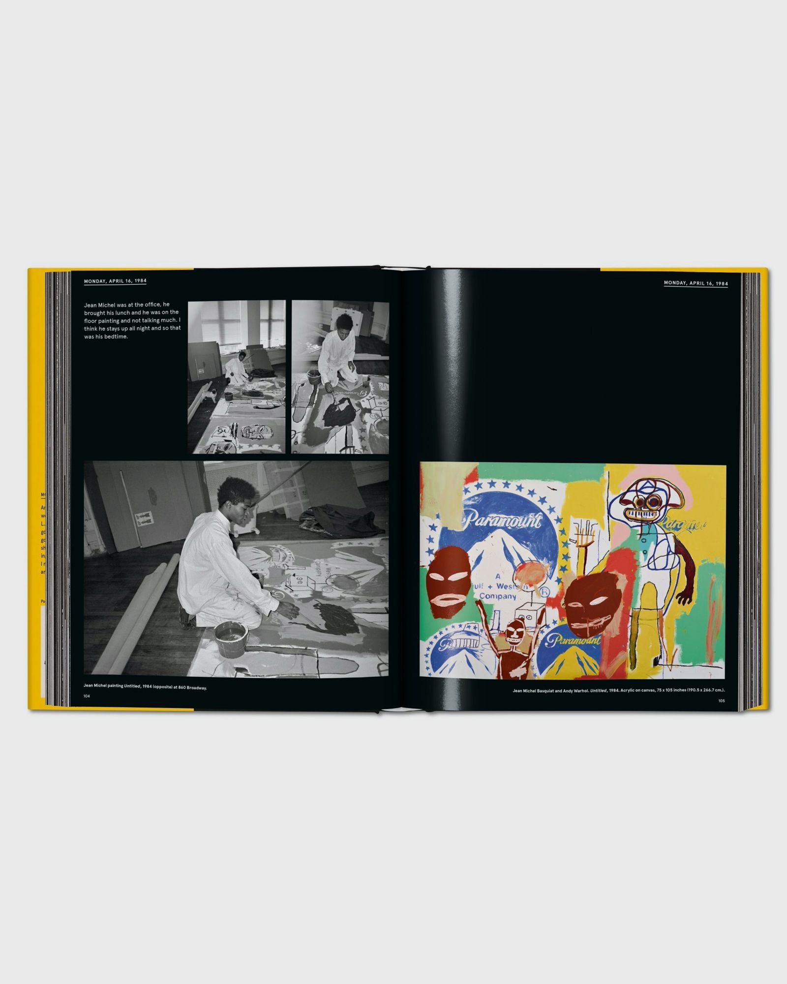 "Warhol on Basquiat" by Michael Dayton Hermann