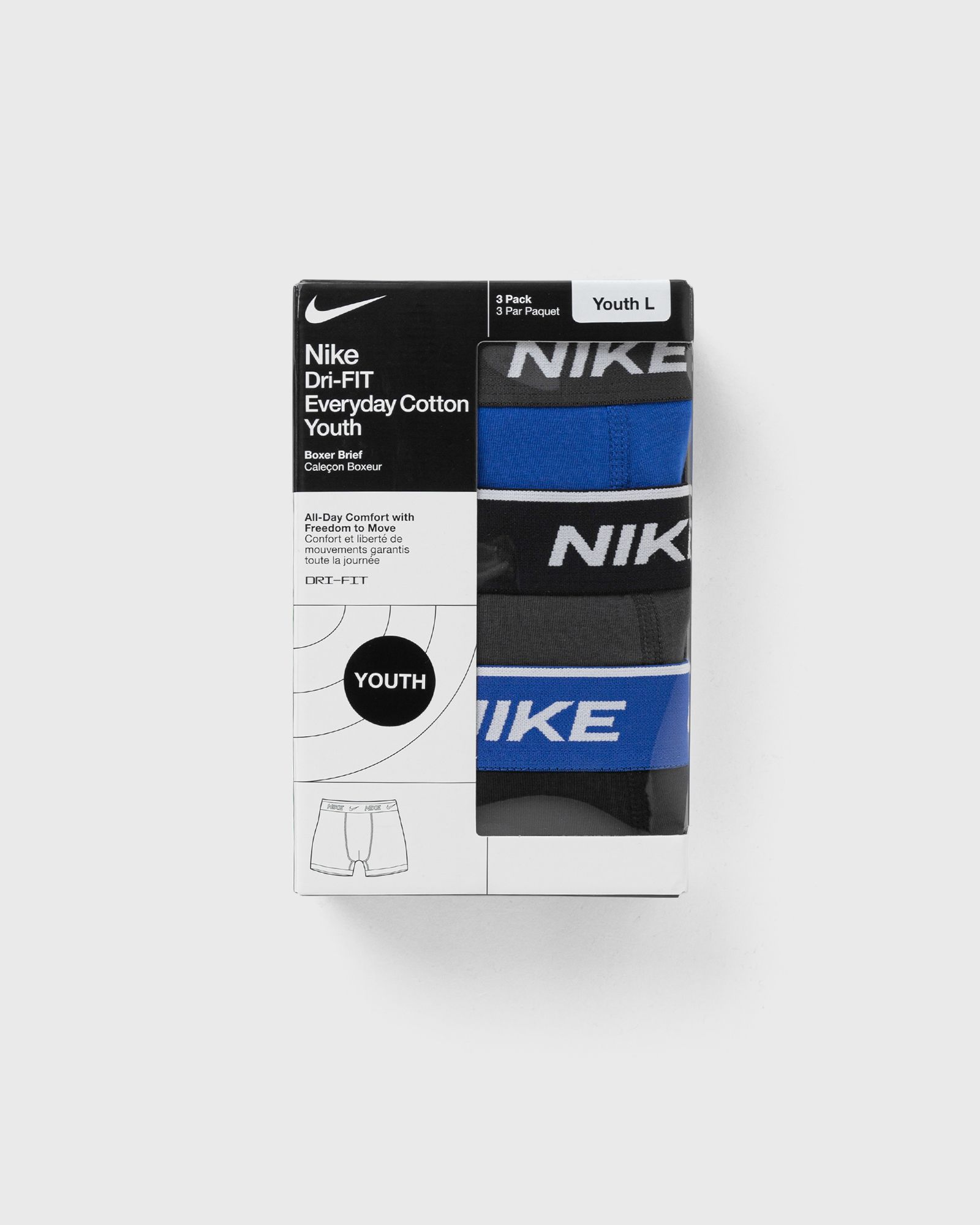 Youth Everyday DAY COTTON STRETCH 3 Pack