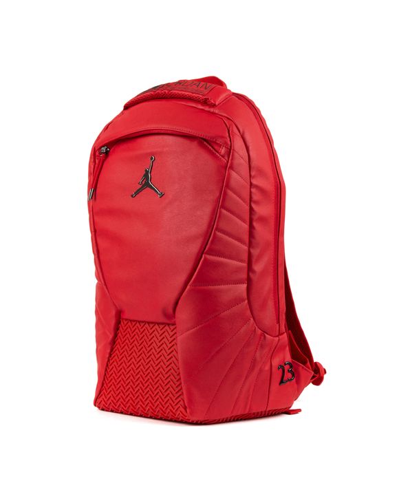 Jordan 12 store backpack red