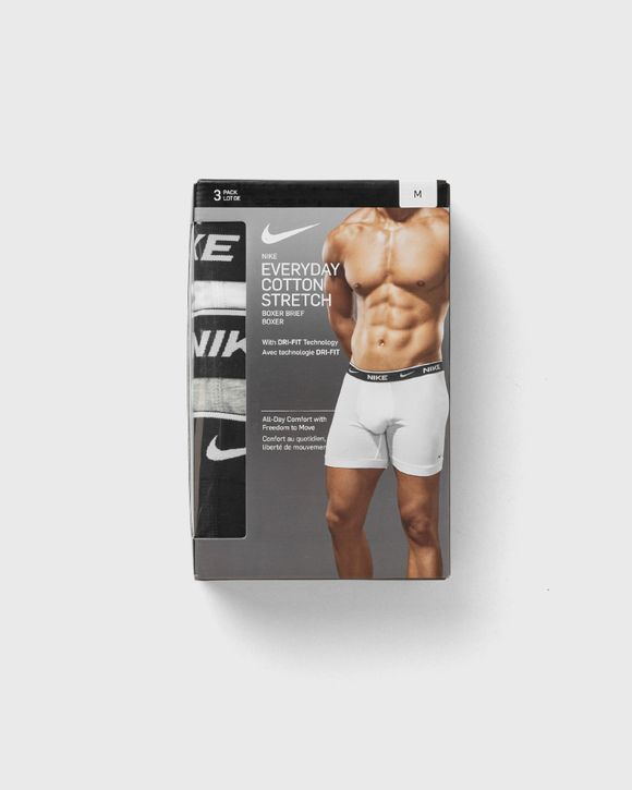 Everyday Cotton Stretch Boxer Briefs - 3-Pack