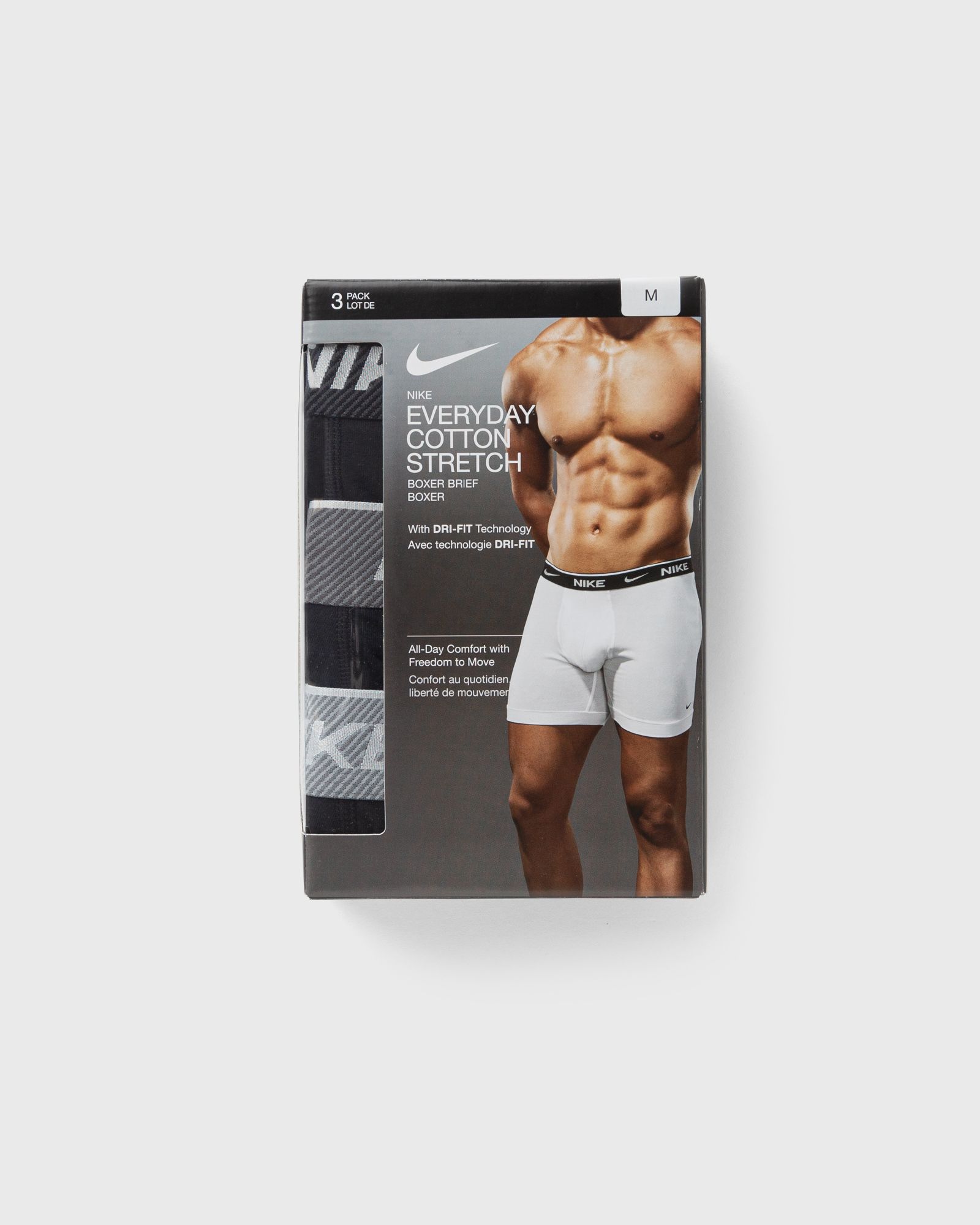 EDAY COTTON STRETCH BOXER BRIEF 3PK