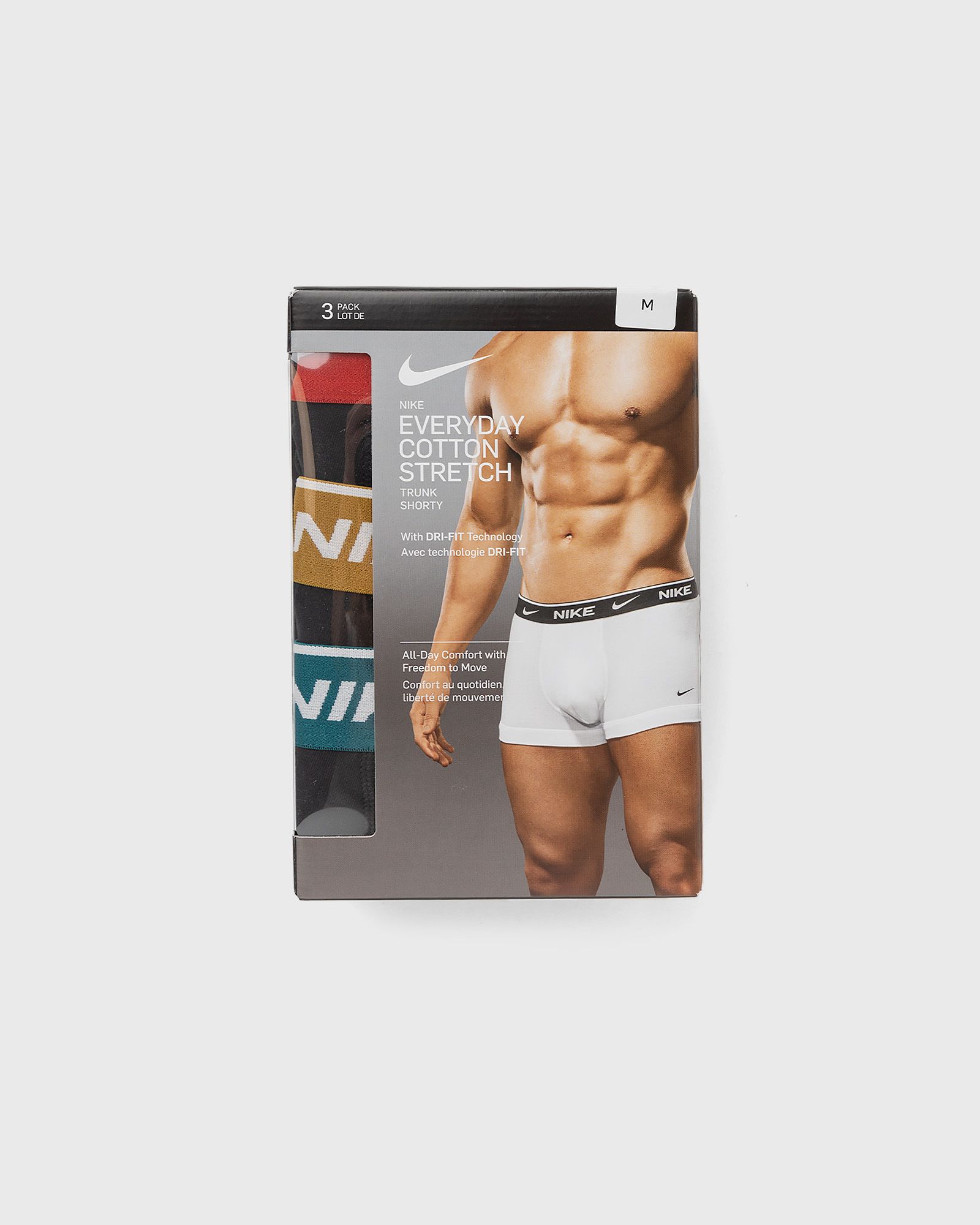 E-DAY COTTON STRETCH TRUNK 3PK