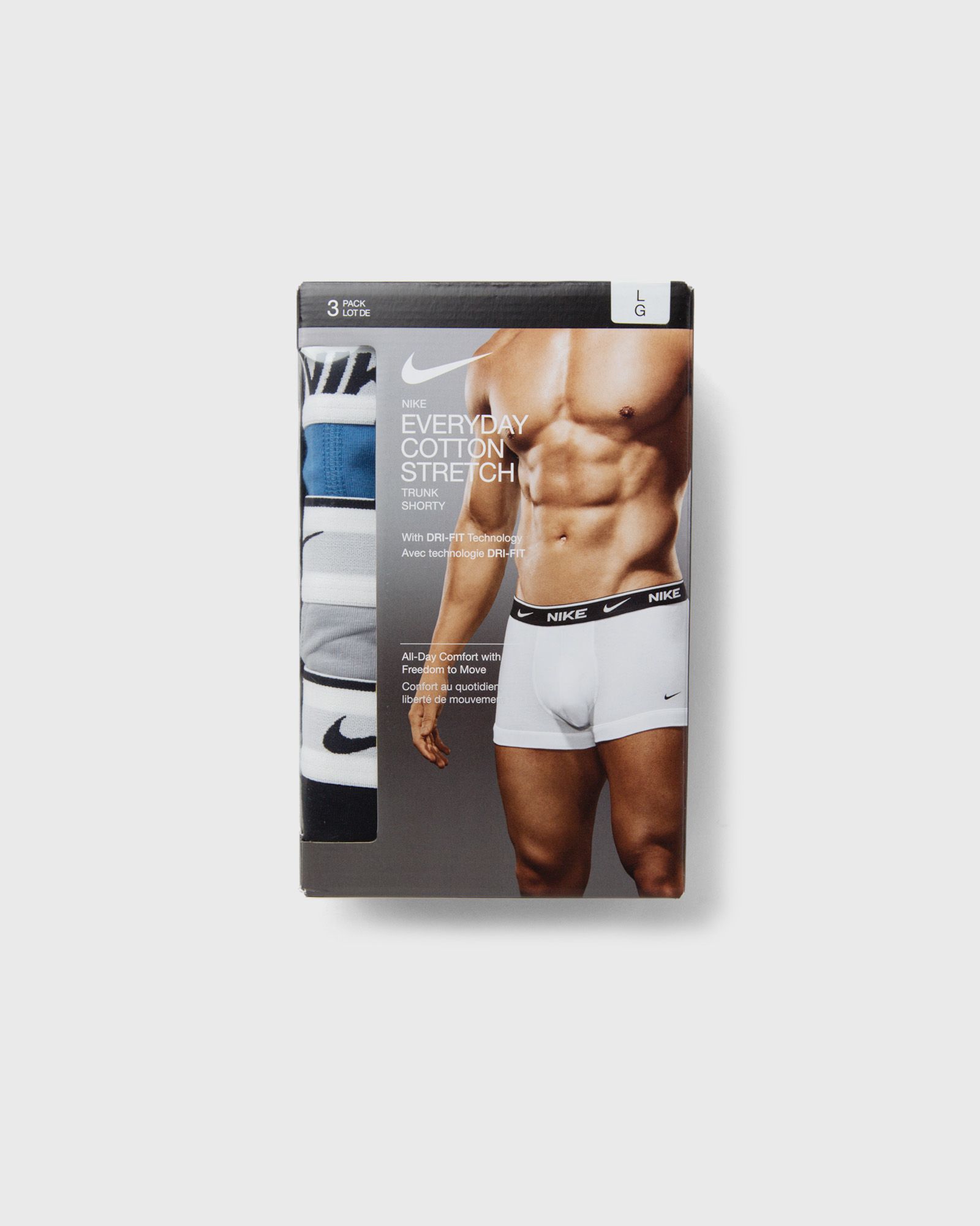 E-DAY COTTON STRETCH TRUNK 3PK