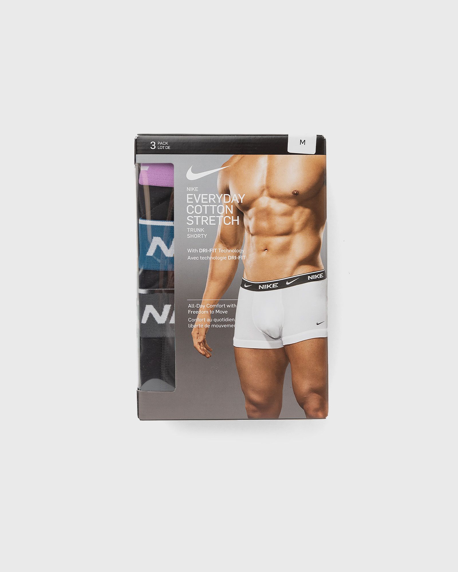 E-DAY COTTON STRETCH TRUNK 3PK