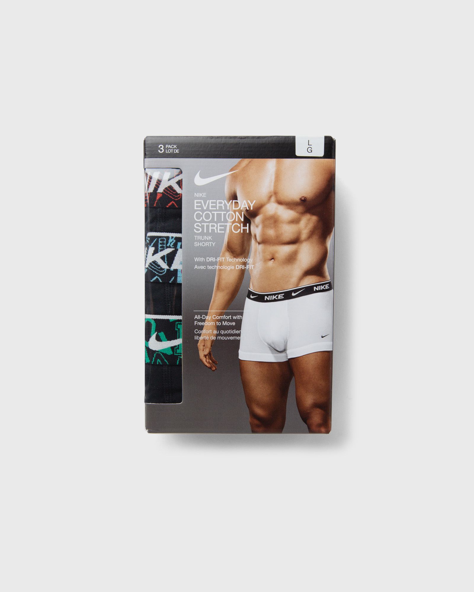 E-DAY COTTON STRETCH TRUNK 3PK