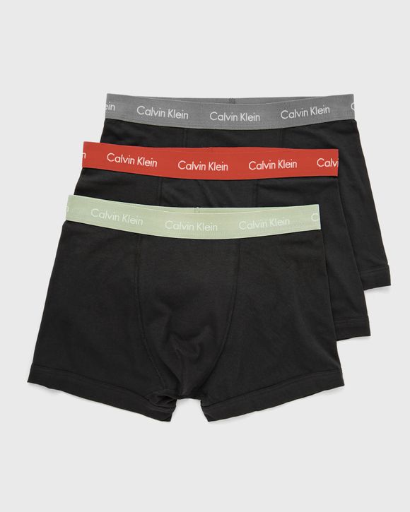 Calvin Klein Underwear COTTON STRETCH Trunk TRUNK 3 PACK Black - black