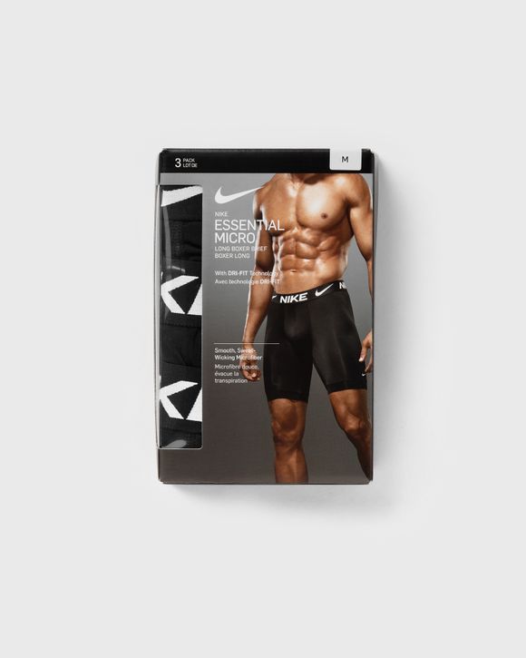 Nike BOXER BRIEF LONG 3 PACK Black BSTN Store