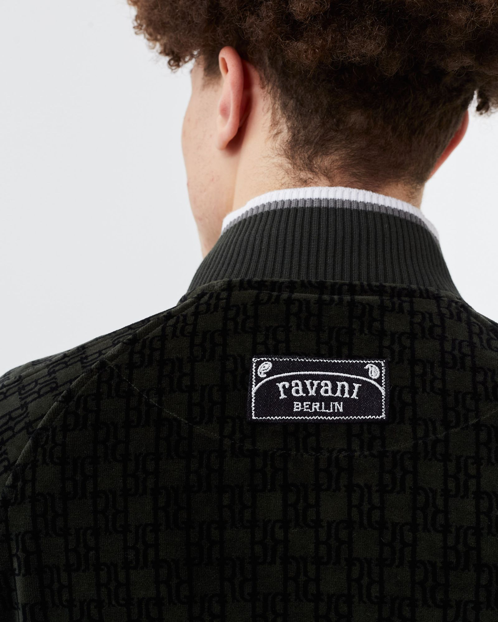 RR Monogram Velour Jacket