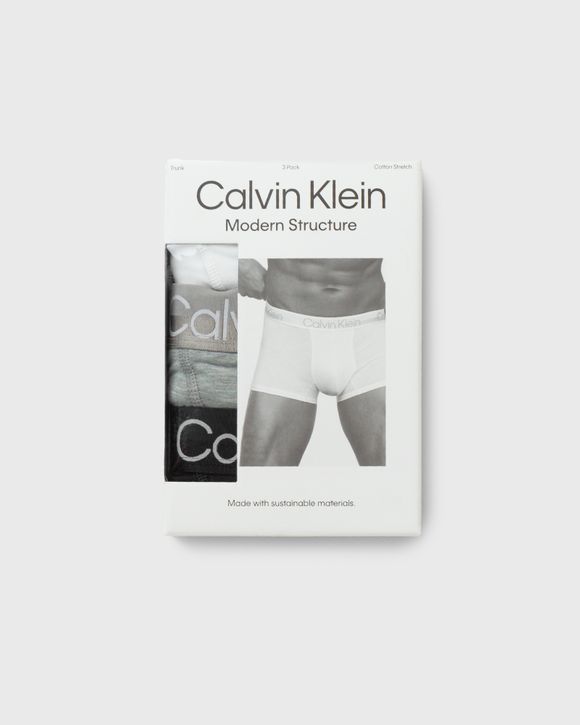 Mens Calvin Klein multi Modern Structure Hip Briefs (Pack of 3)