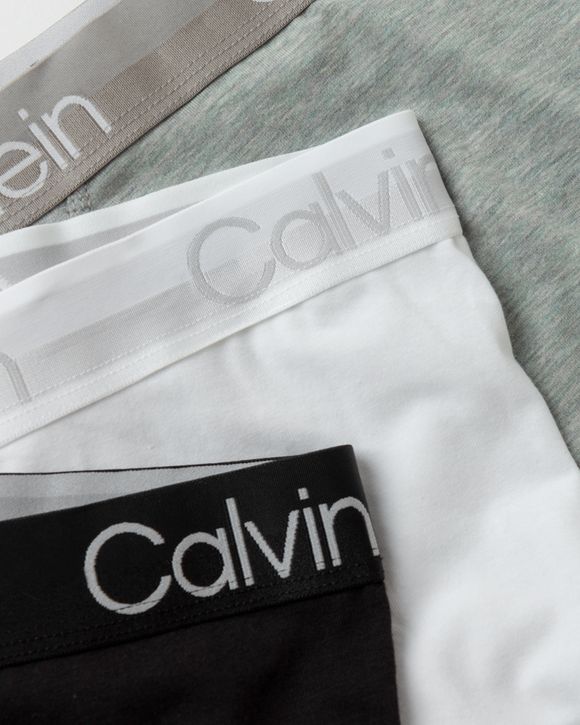 Mens Calvin Klein multi Modern Structure Hip Briefs (Pack of 3)