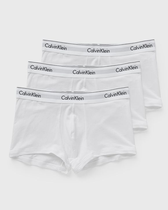 Calvin Klein Modern Cotton Stretch Trunks 3 Pack - Black / White