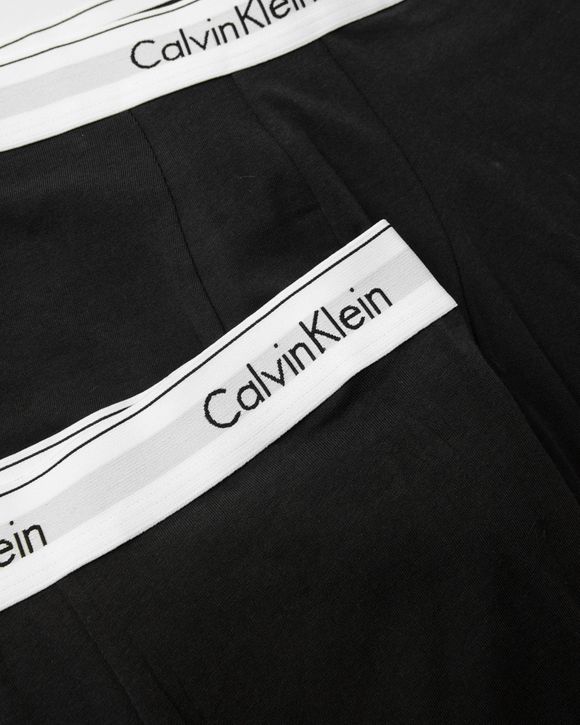 Calvin Klein 3 Pack Modern Cotton Stretch Thongs - Black