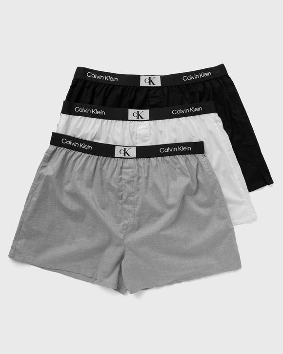 Mens Calvin Klein multi Cotton Stretch 1996 Trunks (Pack of 3)