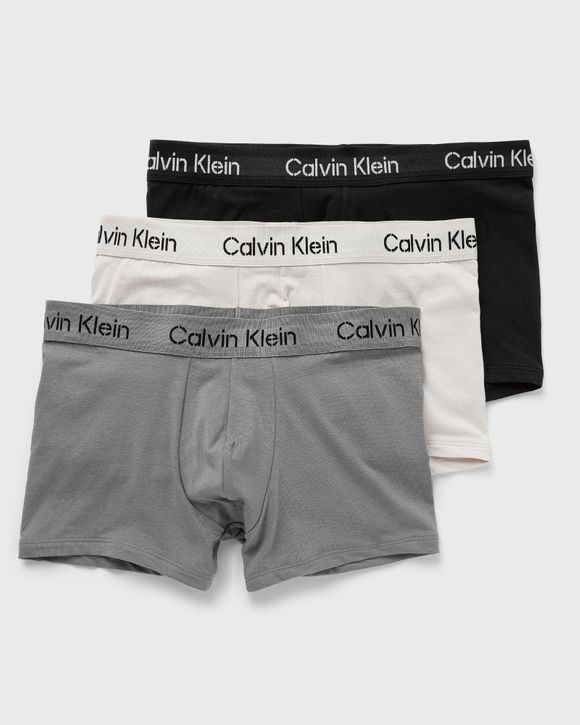 Calvin Klein One Cotton 2-Pack Thong White/Stencil One/Grey