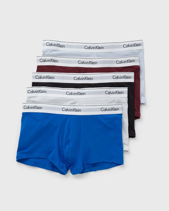 Calvin Klein Underwear MODERN COTTON STRETCH HOLIDAY TRUNK 5 PACK Multi -  BL NBS CLD LPS BLU AR IC TWN PT