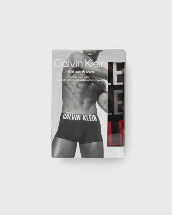 Calvin Klein Underwear INTENSE POWER MIC 3P Trunk TRUNK 3 PACK Black