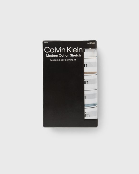 Calvin Klein Cotton Stretch Briefs 5 Pack In Black