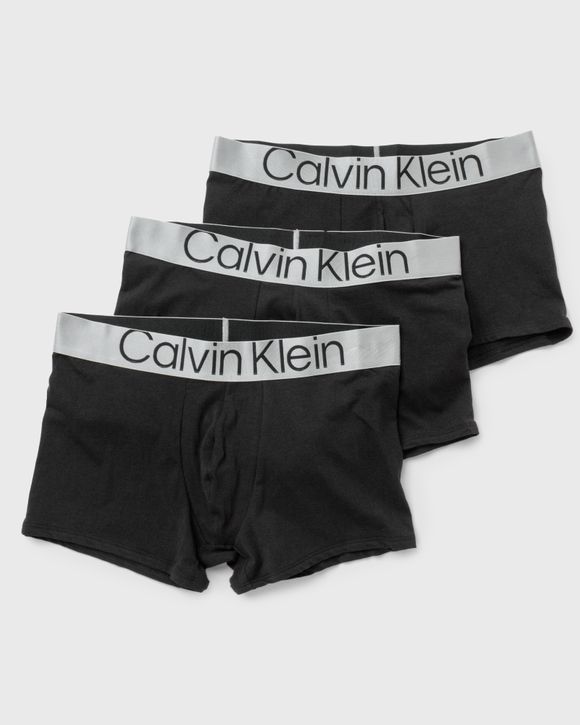 Calvin Klein Jeans COTTON STRECH LOW RISE TRUNK X 3 Black - Free delivery