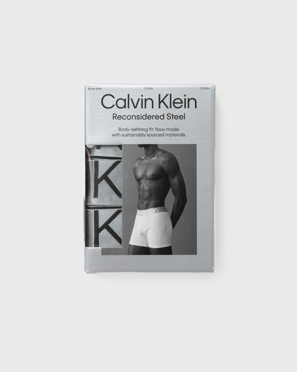 CALVIN KLEIN UNDERWEAR: BLACK BOXER BRIEF 3 PACK