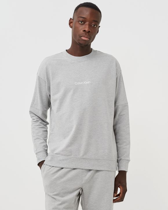 L/S Underwear Store MODERN Klein SWEATSHIRT STRUCTURE | Grey Calvin BSTN