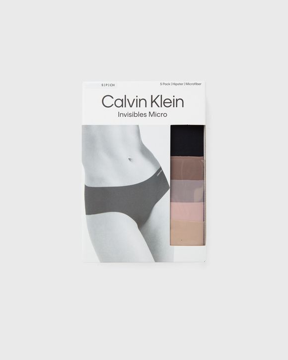 Calvin Klein Underwear WMNS 5 PACK HIPSTER Multi -  BLK/CAVERNSTONE/GRYSAND/SUBD/CEDAR