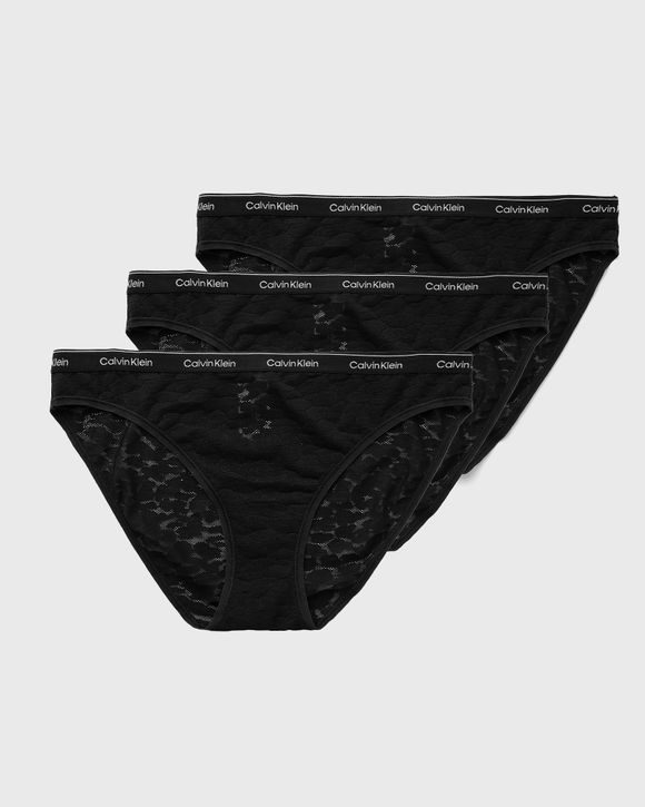 Calvin Klein Underwear WMNS 3 PACK BIKINI (LOW-RISE) Black