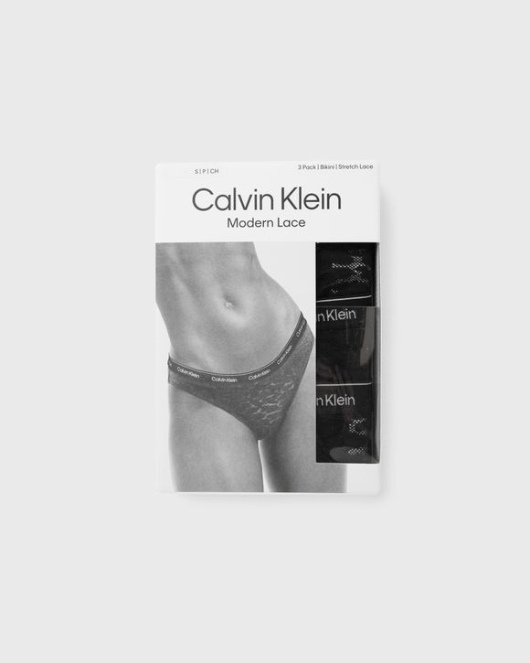 Calvin Klein Modern Logo Bikini Knickers, Black