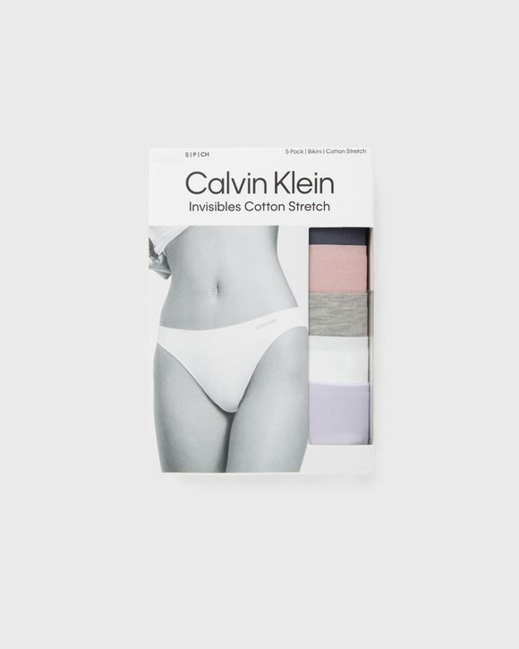Calvin Klein Underwear WMNS 5 PACK BIKINI (MID-RISE) Multi -  SLRBLUE/SUBD/GRYHTR/WHT/LVNDRBLUE