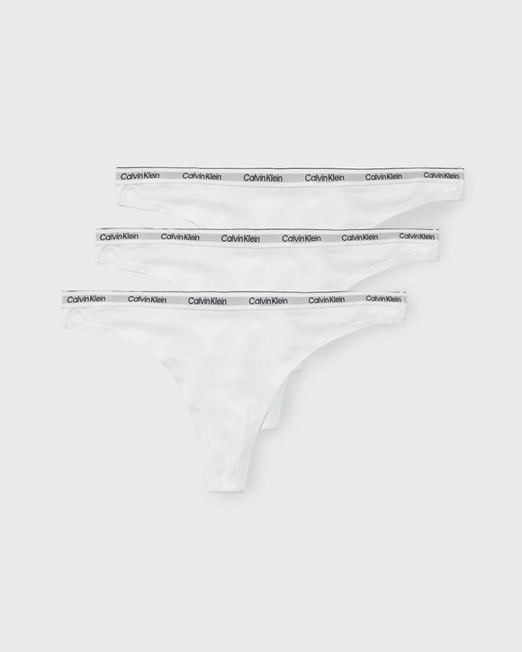 Calvin Klein Underwear WMNS 3 PACK THONG (LOW-RISE) White