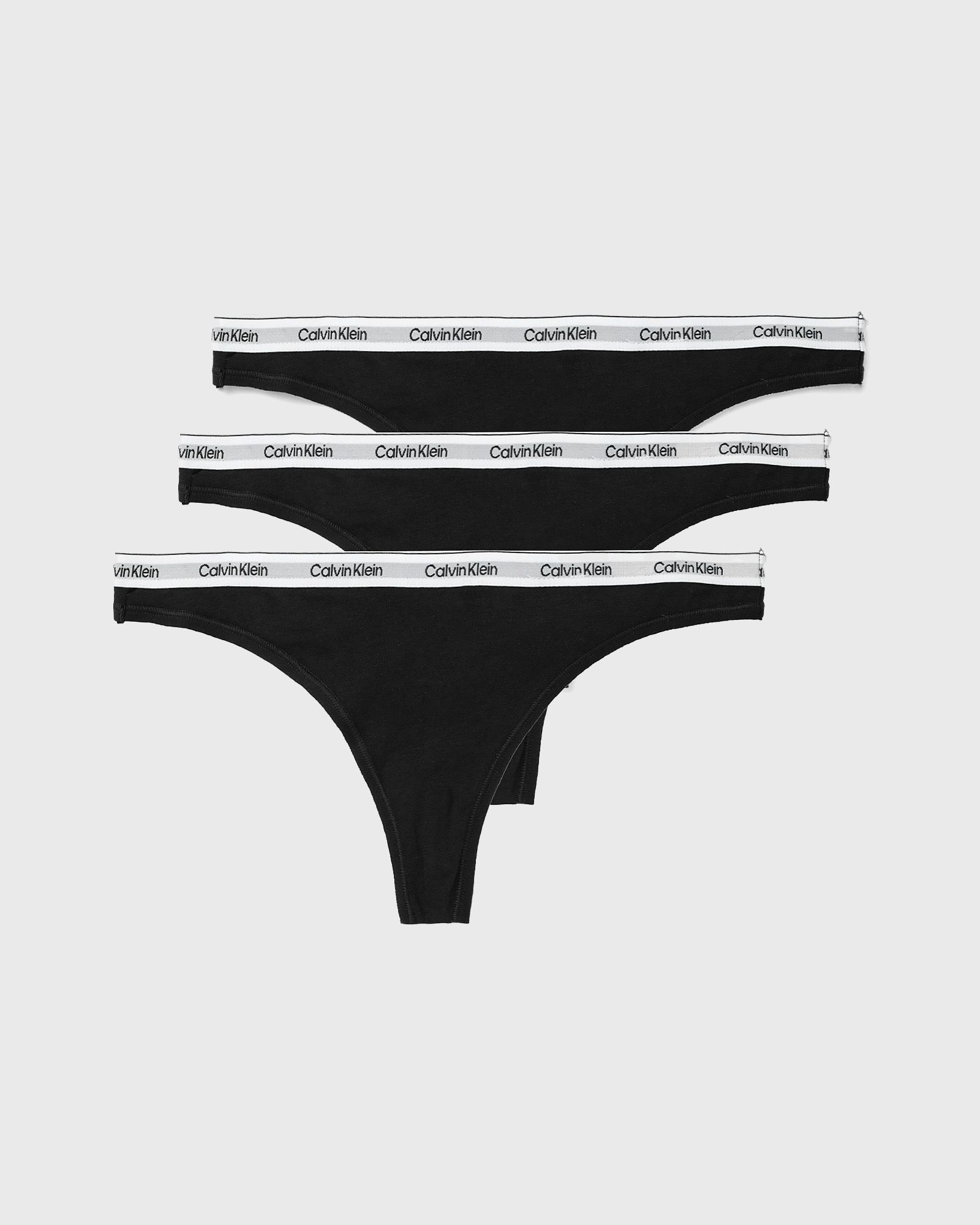 Calvin Klein Underwear - wmns 3 pack thong (low-rise) women panties black in größe:xs