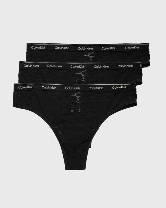 Calvin Klein Underwear WMNS 3 PACK BRAZILIAN (LOW-RISE) Black -  BLACK/BLACK/BLACK