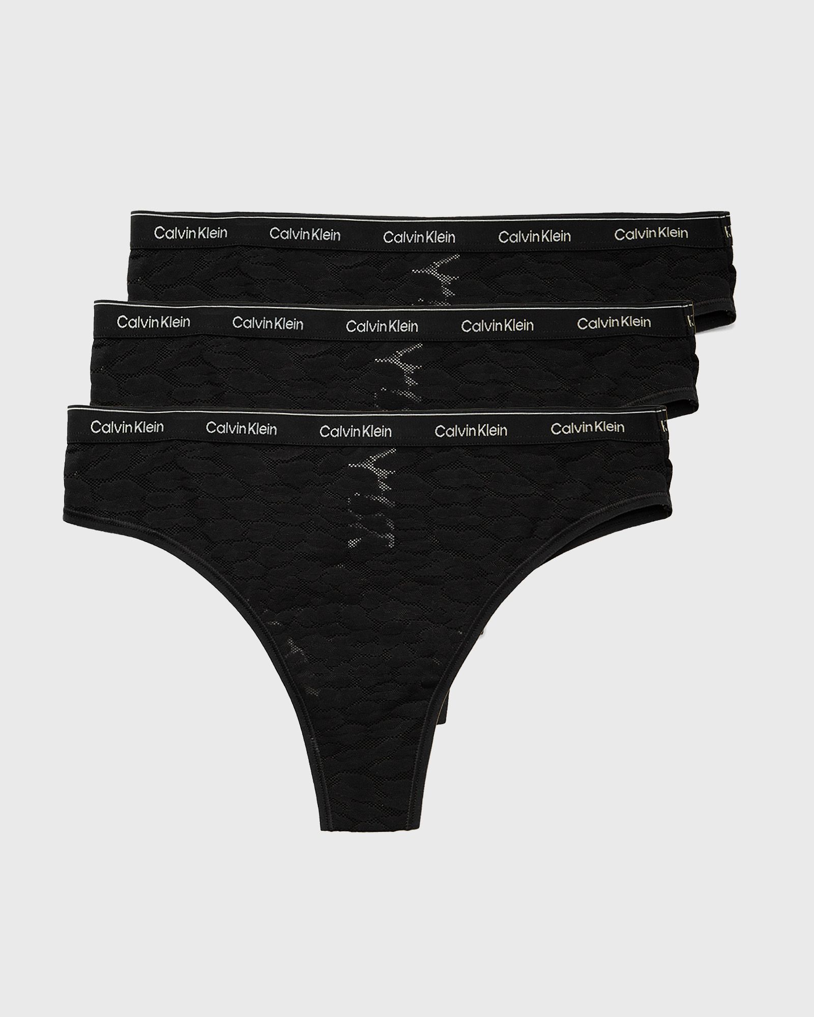 Calvin Klein Underwear - wmns 3 pack brazilian (low-rise) women panties black in größe:xs