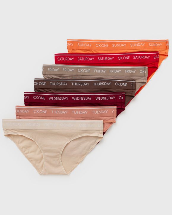 Calvin Klein Underwear WMNS BIKINI 7-PACK Multi - MULTI