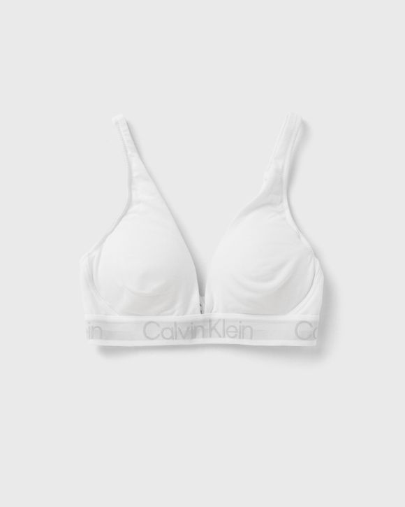 Shop Calvin Klein Athletic Lightly-Lined Triangle Bralette