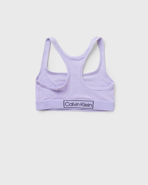 Calvin Klein Underwear Unlined Bralette Purple - Womens - (Sports ) Bras  Calvin Klein Underwear