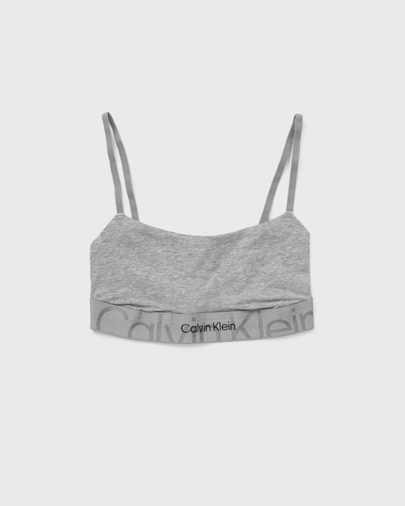 Buy Calvin Klein Underwear White Logo Regular Fit Bra for Women