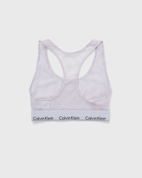 Buy Calvin Klein Underwear White Logo Regular Fit Bra for Women