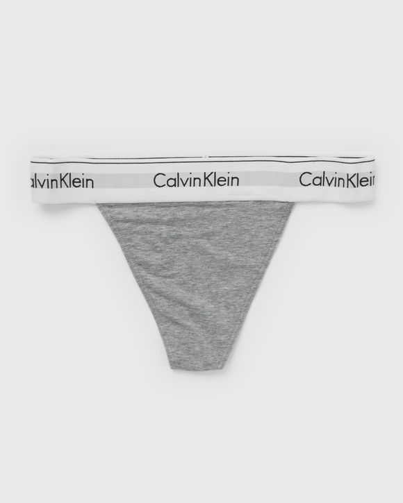 Calvin Klein High waisted thong Body grey - ESD Store fashion